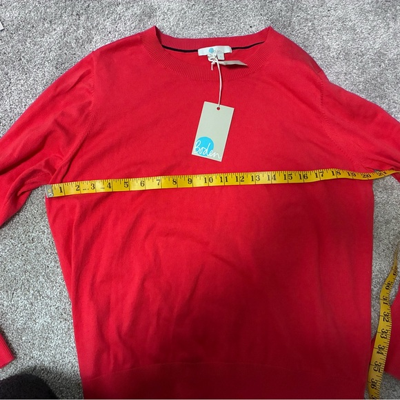 NWT Boden Red Crewneck Sweater, size L - Picture 3 of 5